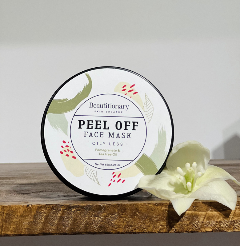 peel-off face mask for combination to oily skin, tightening pores and minimizing the oil